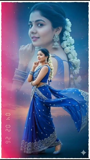 for link View Post ✨ Pink Chiffon Party Wear Saree with White Satin Blouse | Embellished Border ✨