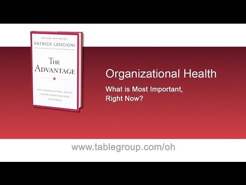 "What is Most Important, Right Now?" by Patrick Lencioni