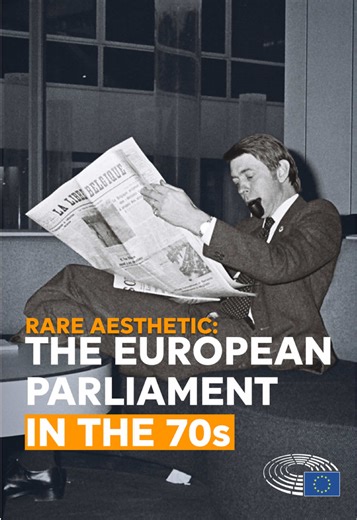 Framed by the bold aesthetics of the '70s, step into the European Parliament, where groovy visuals meet serious debates, revisit the spaces and decisions that helped shape today's EU. Discover the full collection in our Multimedia Centre of the European Parliament!
