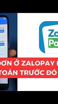 Hướng dẫn xoá hoá đơn ở Zalopay đã thanh toán trước đó
