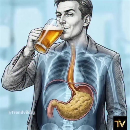 Trend Vikky on Instagram: "Beer is often called “liquid bread” for a reason. One bottle packs heavy calories that turn straight into belly fat — that’s why beer drinkers develop a beer belly. No, beer does not cure kidney stones. It just makes you urinate more — water does the same job without damaging your body. #BeerTruth #BeerBelly #AlcoholFacts #FitnessReality NoAlcoholMyths HormoneHealth StayFit #TrendVikky Disclaimer :- Some contents are used for educational purposes under Fair Use. Copyri