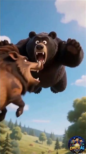 The Monkey Who Saved the Wild Boar 🐵🐗 | Emotional Jungle Friendship Story|3D Animation #ViralShorts