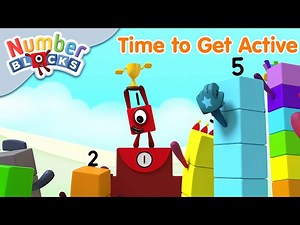 @Numberblocks - Time to Get Active | Sports | Learn to Count - Videos For Kids