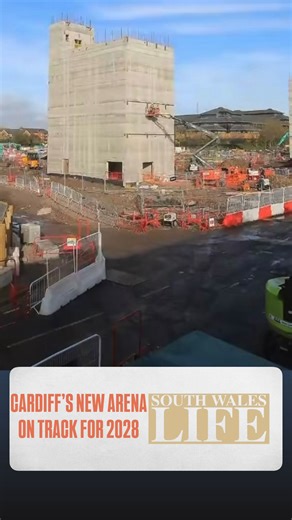South Wales Life Magazine on Instagram: "Construction of Cardiff’s new 16,500 capacity arena is progressing well, with completion scheduled for 2028 after work began in September 2025. Delivered in partnership with @livenationuk Entertainment, @cardiff_council and Robertson Property - and being built by McLaren Construction - the venue will set a new benchmark for live entertainment in Wales and act as a major catalyst for the next phase of investment in Cardiff Bay. At peak construction, around