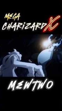 mega Charizard X Vs Mewtwo #shortsfeed #pokemon