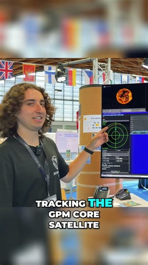 GPM Satellite Tracking: Remote Antenna Setup Revealed! #shorts