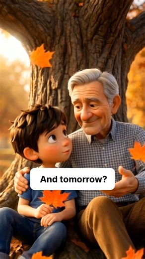 Be Happy Like Grandpa | Grandpa and Grandson Emotional Conversation