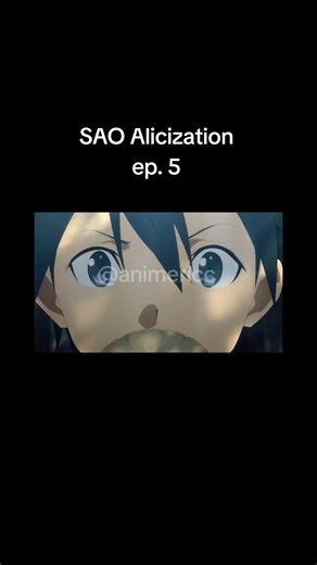 sword art online alicization episode 5 #fyp #SAO #alfheimonline #alicization #swordartonline