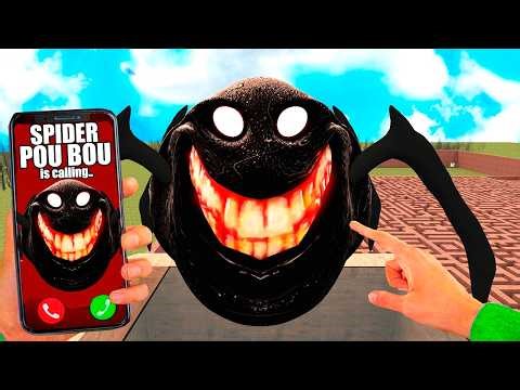 I FILL ALL POU BOU FAMILY FROM BOU'S REVENGE Of SPIDER POU In Maze In Garry's Mod