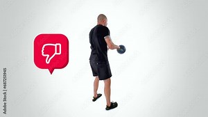 Kettlebell Clean Incorrect and Correct Technique
