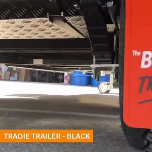 Upgrade your trailer to the Tradie Trailer. With smart storage and compartment, robust frame and rear slide out, it's designed to get the job done. | Bigman Trailer