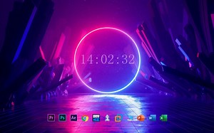 【超赞】白嫖win10的绝美桌面 | 整洁又方便的简单设置 | 妈妈再也不用担心我的办公效率了！