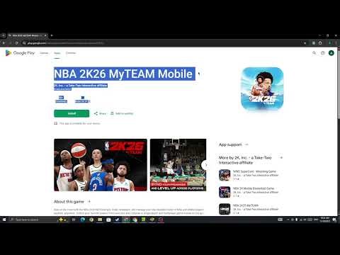 Can I Download NBA 2K26 MyTEAM Mobile on Android