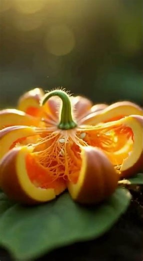 Vegetables growing until they explode