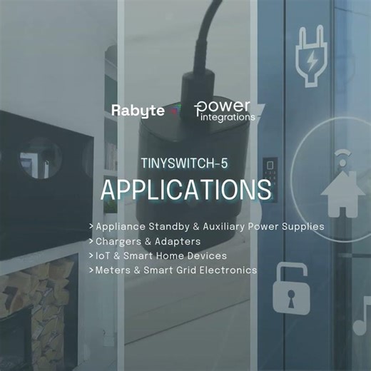 TinySwitch-5 by Power Integrations | High-Efficiency AC-DC Flyback Switcher (Up to 175W)