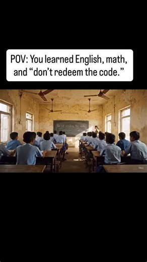 Viral Videos on Instagram: "“Do NOT redeem the code” is giving national anthem energy at this point. Because every scam starts with “ma’am, for verification…” and ends with tears when someone scratches the card like a lottery ticket. Lesson 1: curiosity won’t pay the fees, but it will fund Steve from “tech support.” Tag someone who would still type the digits while saying “just checking.” Follow for more uncomfortable truths, relatable memes, and dark humor about the class we all skipped: common