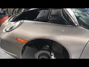 Porsche 911 997 emergency frunk trunk release?