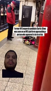 Former NYC mayoral candidate Curtis Sliwa was seen on an MTA platform approaching a person who appeared to be in crisis. Video shows him attempting to speak with the individual as the person displayed alarming behavior consistent with a possible medical or substance-related emergency. If you witness something like this, officials urge riders to keep a safe distance and alert MTA staff or call 911. #NYC #MTA #SubwaySafety #MentalHealthAwareness #NYCNews | Gomez V Omar
