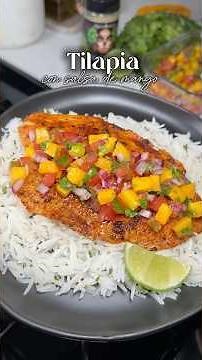 Mango Salsa Tilapia