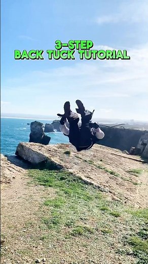 How To Backflip in 3 Easy Steps! 🤸‍♀️😂 #tutorial #backflip #acrobatics