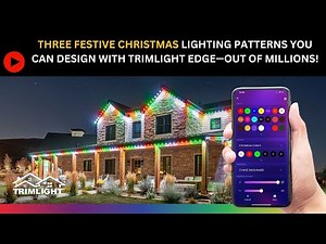 Three Festive Christmas Lighting Patterns You Can Design With Trimlight Edge—Out of Millions