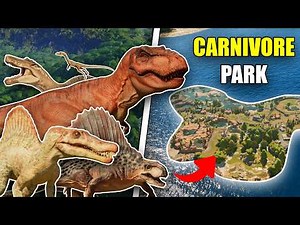 I Built A Park Using ONLY Carnivores In Jurassic World Evolution 3