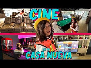 CONSTRUYO un CINE de Tamaño REAL en mi NUEVA CASA