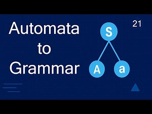 Automata to Grammar | Formal Languages & Automata Theory | Computer Science