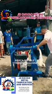 Abaca Spindle Stripping Machine Testing and Demo for US AID PROJECT #abaca #abacaspindlestrippingmachine #strippingmachine #abacaspindlestrippingmachine #Spindlestrippingmachine #abacafiber #abacaspindlestrippingmachine | JD Davao Metal Fabrication and Construction Services