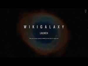 WikiGalaxy: a 3D visualization of Wikipedia