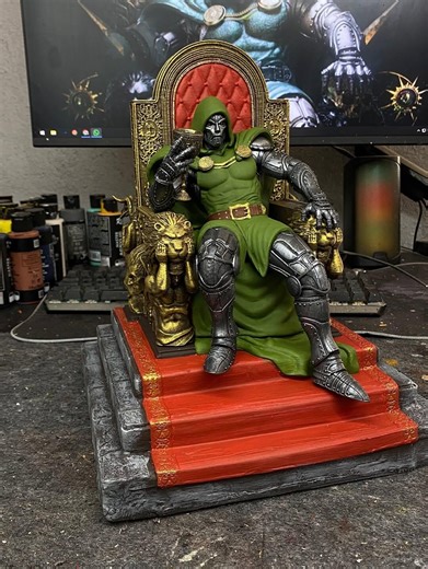 Dr Doom Statue | 3d Model | Action Figure | Hand-painted | Tabletop RPG & Dnd Display Gift Idea | Resin Artwork | Marvel - Etsy