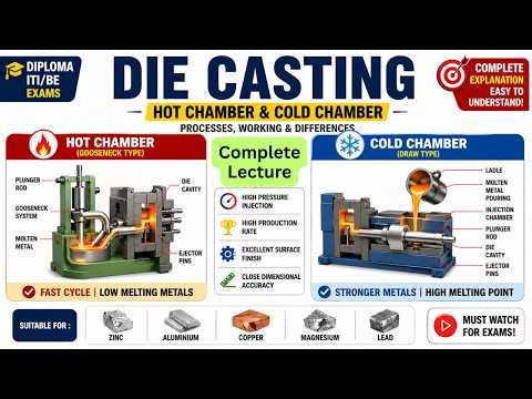 Die Casting Explained | Hot Chamber vs Cold Chamber