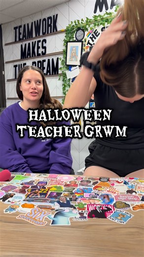 HALLOWEEN TEACHER GRWM | Mrs. Miller