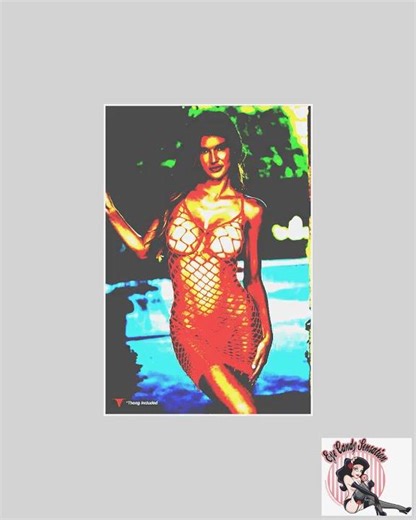 Jawbreaker Fishnet Dress with Thong