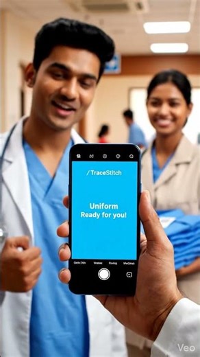 Trace Stitch - Uniform Tracking QR #garmentindustry #manufacturingmagic