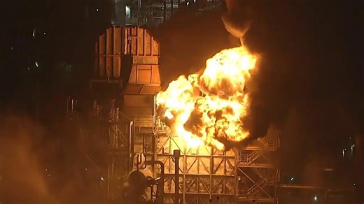 Massive fire erupts at Chevron refinery near Los Angeles