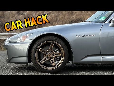 How To Remove Center Caps Without Taking Off Wheels (CAR HACK)
