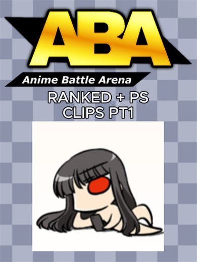 ABA Ranked PS Clips 1 | Should I post more gameplay clips? #aba #animebattlearena #anime #roblox