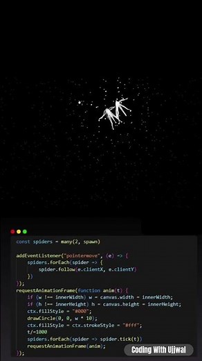 🔥 Create a SPIDER Cursor with HTML & CSS – Fun & Interactive Web Trick!