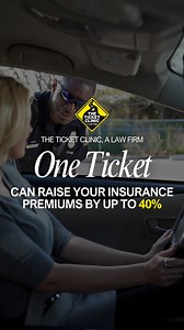 Did you know a single traffic ticket could raise your insurance by up to 40%? 🚨 When you pay a ticket, you’re automatically admitting guilt—meaning the violation can stay on your record for years, add points to your license, and lead to higher insurance costs over time. Before you pay, make sure you understand what’s really at stake. If you’ve been cited, The Ticket Clinic can help you explore your options! 📲 Text a picture of your ticket to ‘305305’ for a fast, free quote. . . . #TheTicketCli