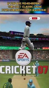 Epic Wickets in EA Cricket 07 | Swing, Pace & Spin Bowling Masterclass #shorts