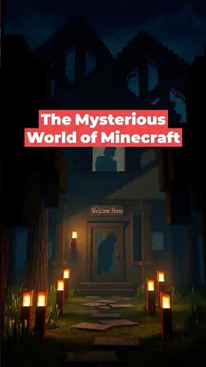 The Creepiest World of Minecraft ⚠︎ #terrifyingtales #mystery #anime #shorts #minecraft