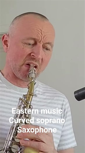 Eastern music curved soprano saxophone