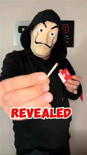 38K views · 9.5K reactions | Simple Matchstick Magic Trick #magic #foryou #tricks #trend #trending #magician #tutorial #viralvideo #magictricks | The Mask Magic Tricks Revealed | Facebook