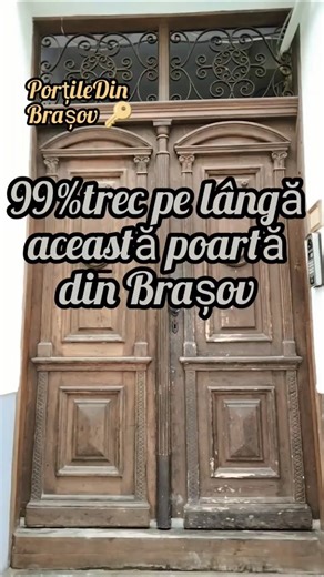 🚪 Poarta veche din Brașov pe lângă care treci zilnic.