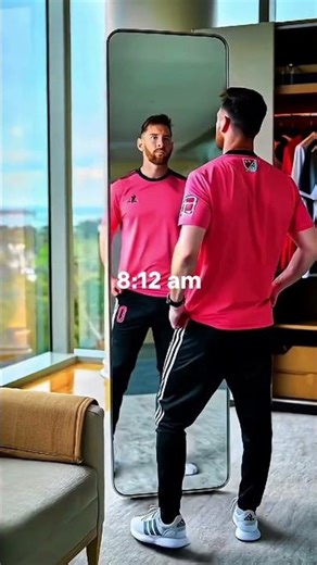 Lionel Messi essential morning routine of a Champion! 🏆 #shorts