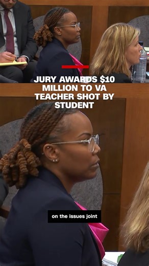 1.6M views · 29K reactions | A jury awarded $10 million to Abby Zwerner, the former Virginia teacher who was shot by her 6-year-old student in 2023. Zwerner sued ex-assistant principal Ebony Parker, alleging Parker failed to act on concerns that the student brought a gun to school. Read more: https://cnn.it/47IXNRA | CNN | Facebook