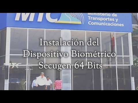 Video Tutorial Installing the Secugen 64 Bits