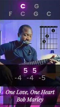 One Love - Bob Marley | Harmonica & Guitar Tutorial