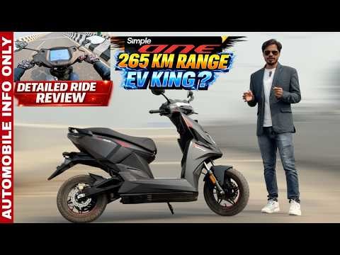 Simple One Electric Scooter Detailed Ride Review ⚡ 5kWh Battery | 265KM Range